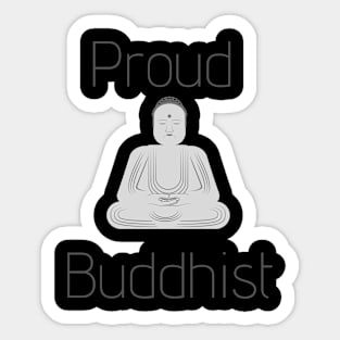 Proud Buddhist Sticker